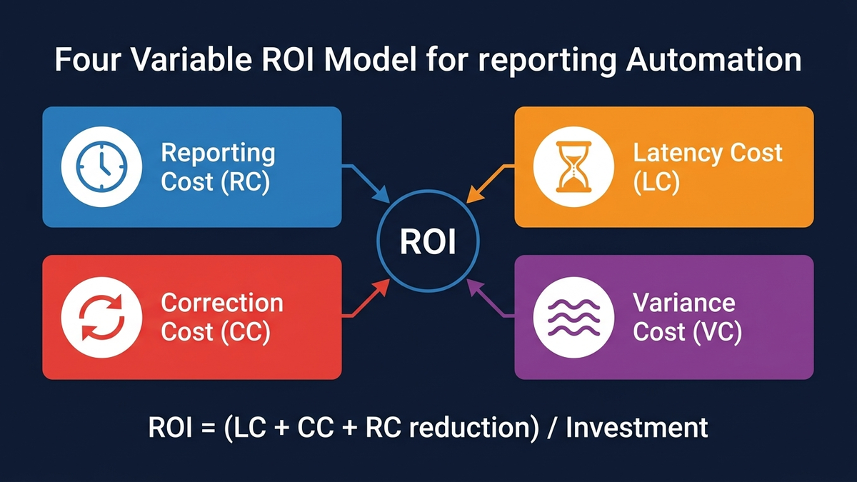 Four-variable ROI model for reporting
